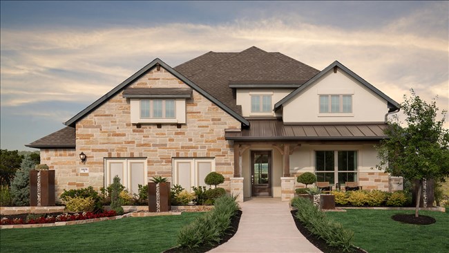 New Homes in Lakeside at Tessera on Lake Travis 50' by Coventry Homes