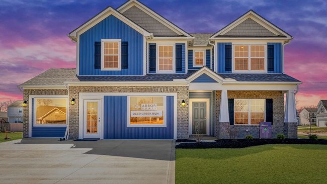 New Homes in Deer Creek Run by Arbor Homes