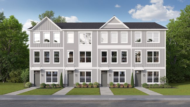 New Homes in Fitzgerald Townhomes by Red Cedar Homes