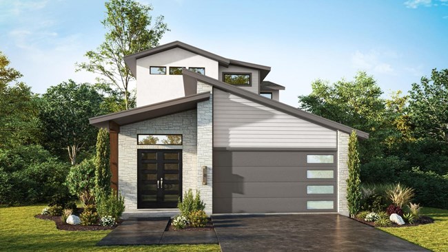 New Homes in Rough Hollow The District by Drees Custom Homes